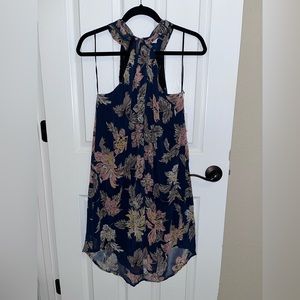 New with tags. Astr criss cross neck chiffon shift dress